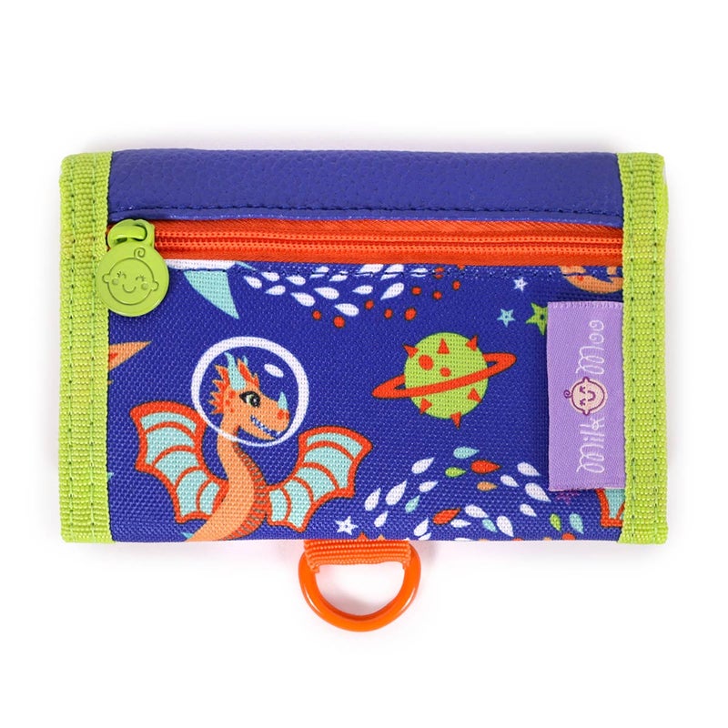 Milk & Moo Kids Wallet and Coin Purse Combo, Ponix Character, Zippered Pockets, Round Coin Pouch, ID and Card Slots, Ideal for Storing Coins, Bank Notes or Small Personal Items - Image 5
